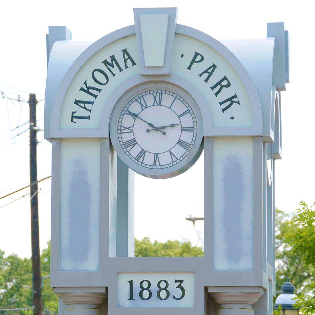 Takoma Park Maryland City Sign